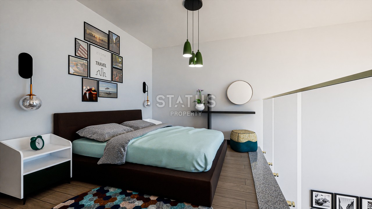 Apartment 1+1 Penthouse 57 m? in a new complex 200 meters from the sea фото 13