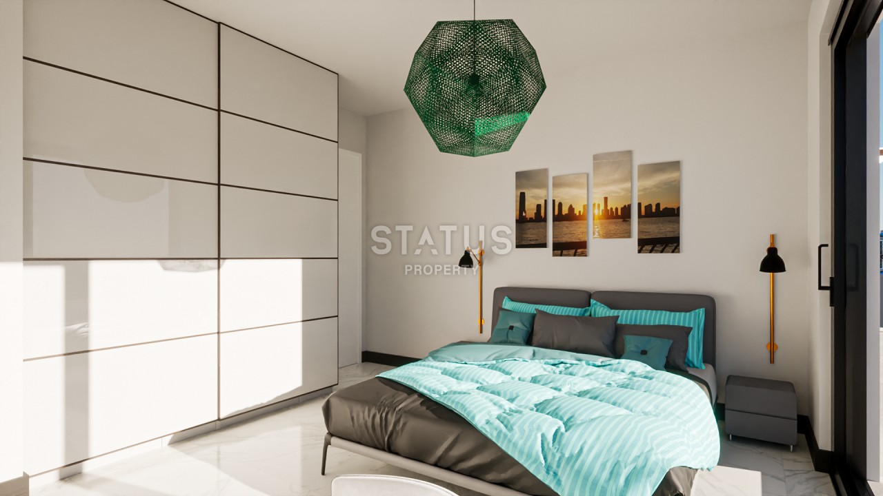 Бунгало 3+1 (125 м?) с террасой и бассейном в новом комплексе в 200 метрах от моря фото 4