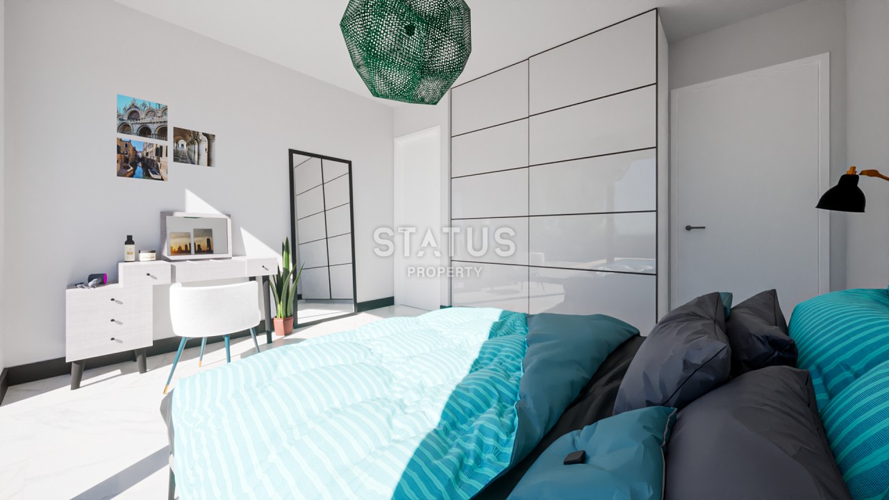 Бунгало 3+1 (125 м?) с террасой и бассейном в новом комплексе в 200 метрах от моря фото 5