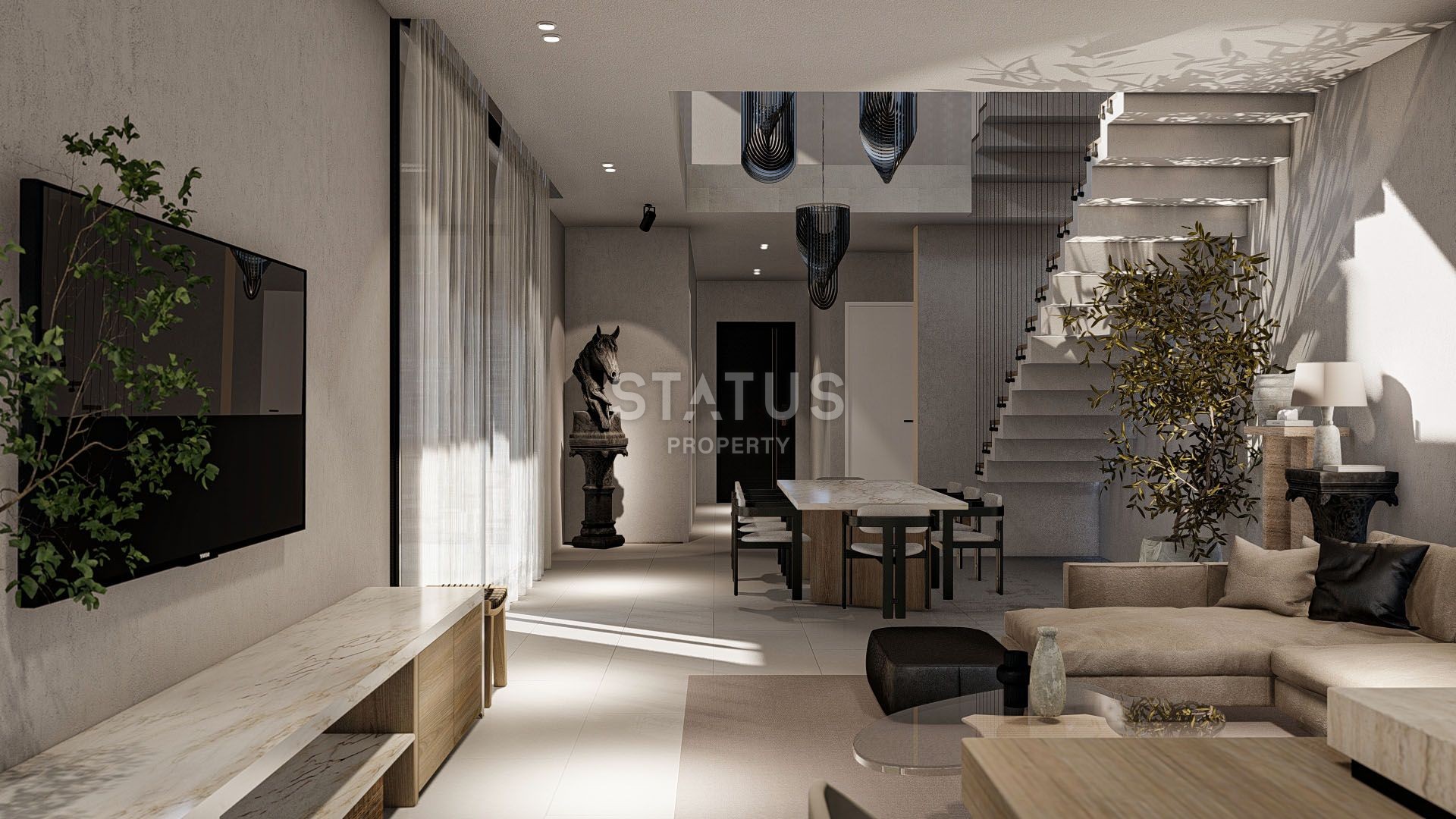 Трехкомнатная квартира Penthouse 95 м? в новом комплексе в Лапте фото 2