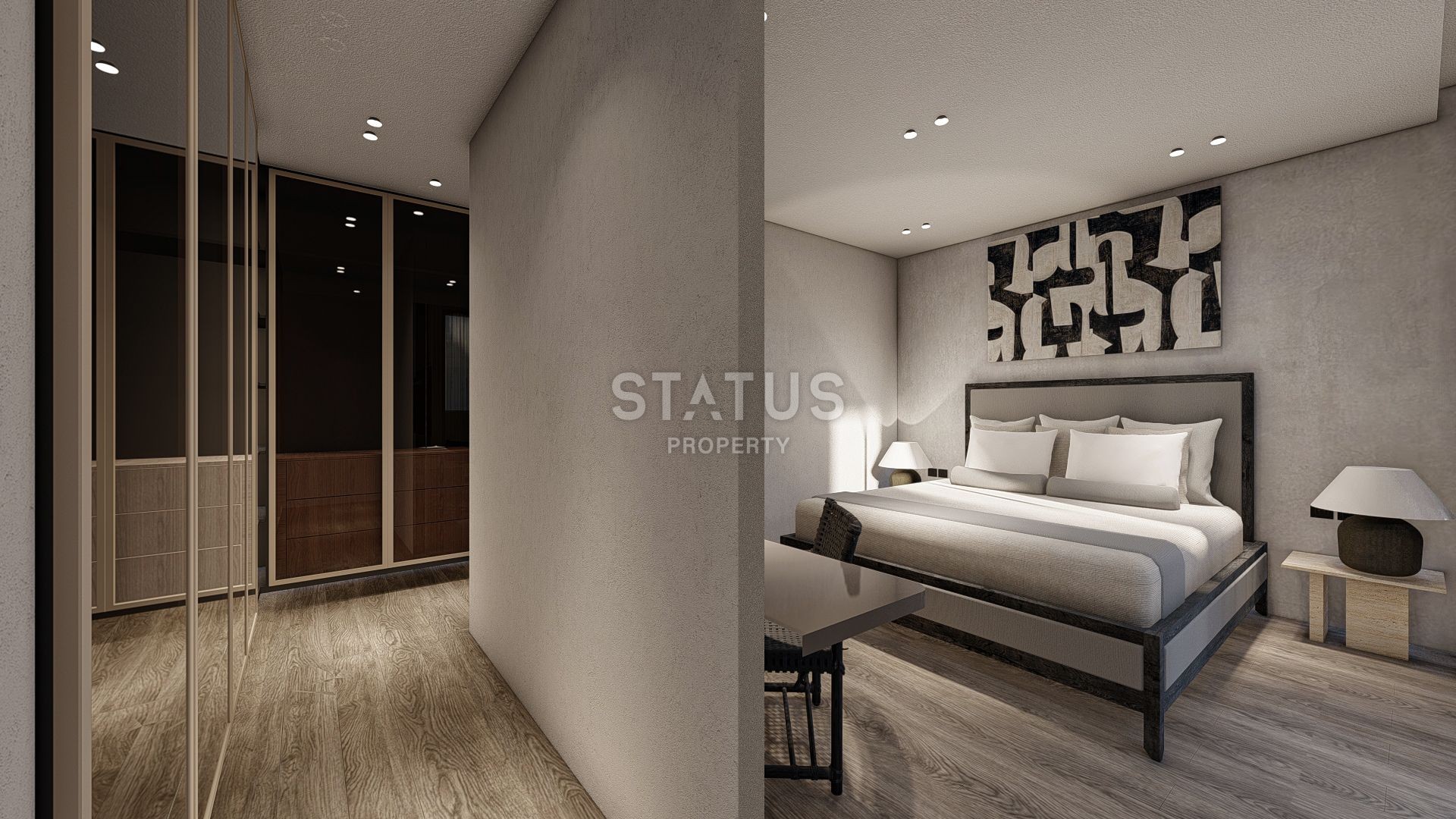 Вилла 4+1 ( 275 м?) с участком земли в новом комплексе в Лапте фото 14