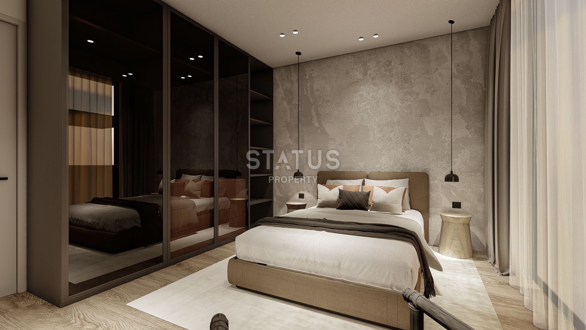 Вилла 4+1 ( 275 м?) с участком земли в новом комплексе в Лапте фото 18