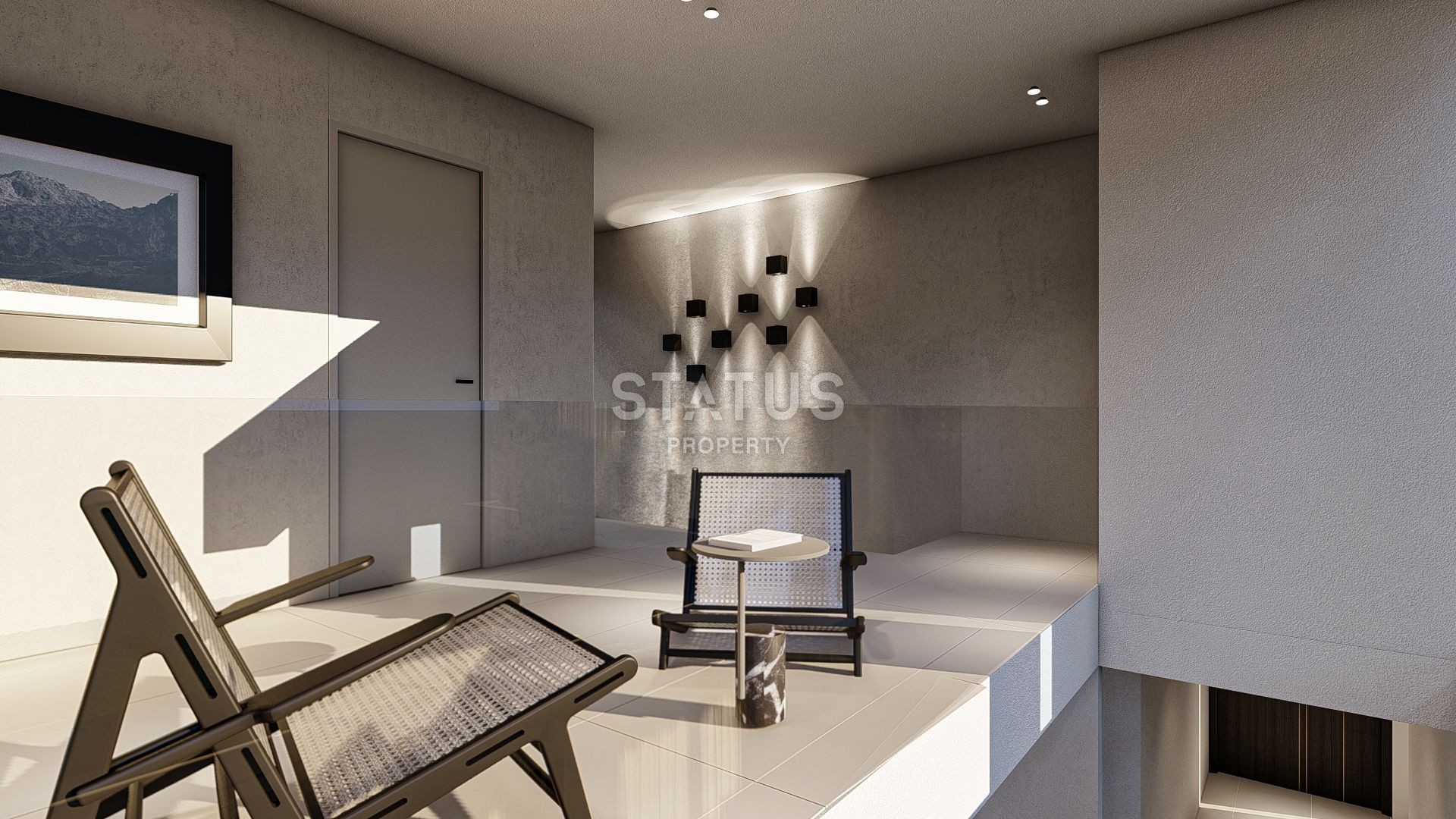 Современная вилла 4+1 (325м?) с бассейном в новом комплексе в Лапте фото 16