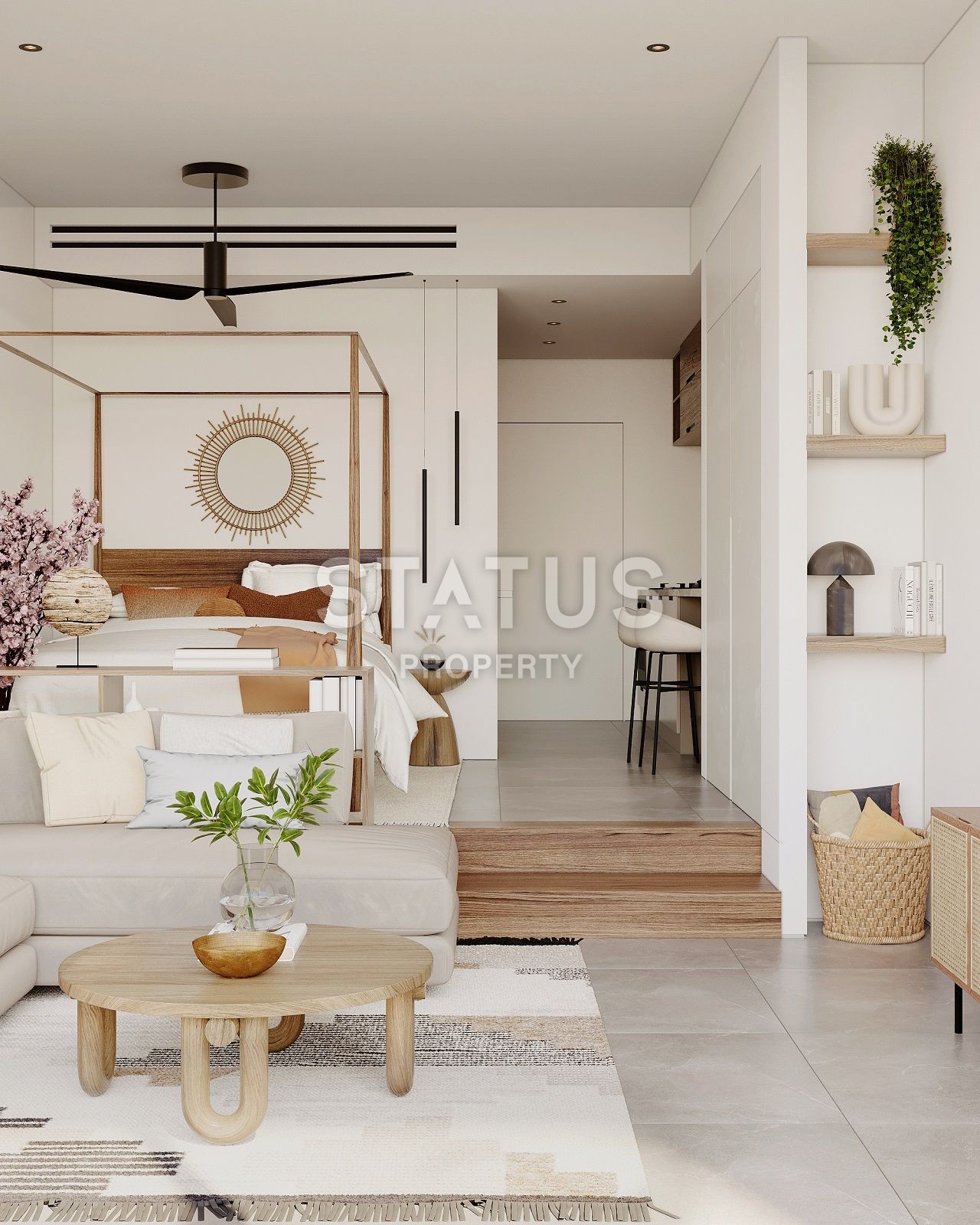 Студия Penthouse 37м? с террасой 30 м? в роскошном  новом комплексе фото 24