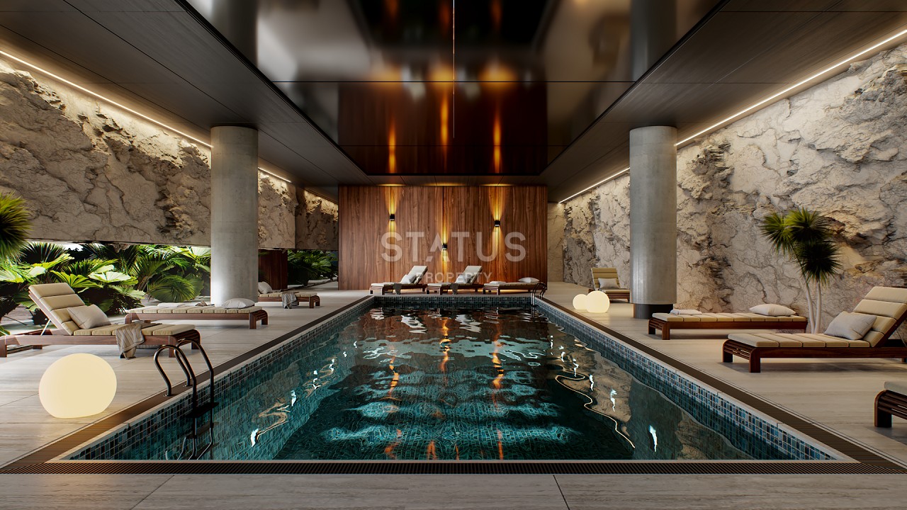 Студия Penthouse 37 м? с частным бассейном 15  м? в новом комплексе фото 11