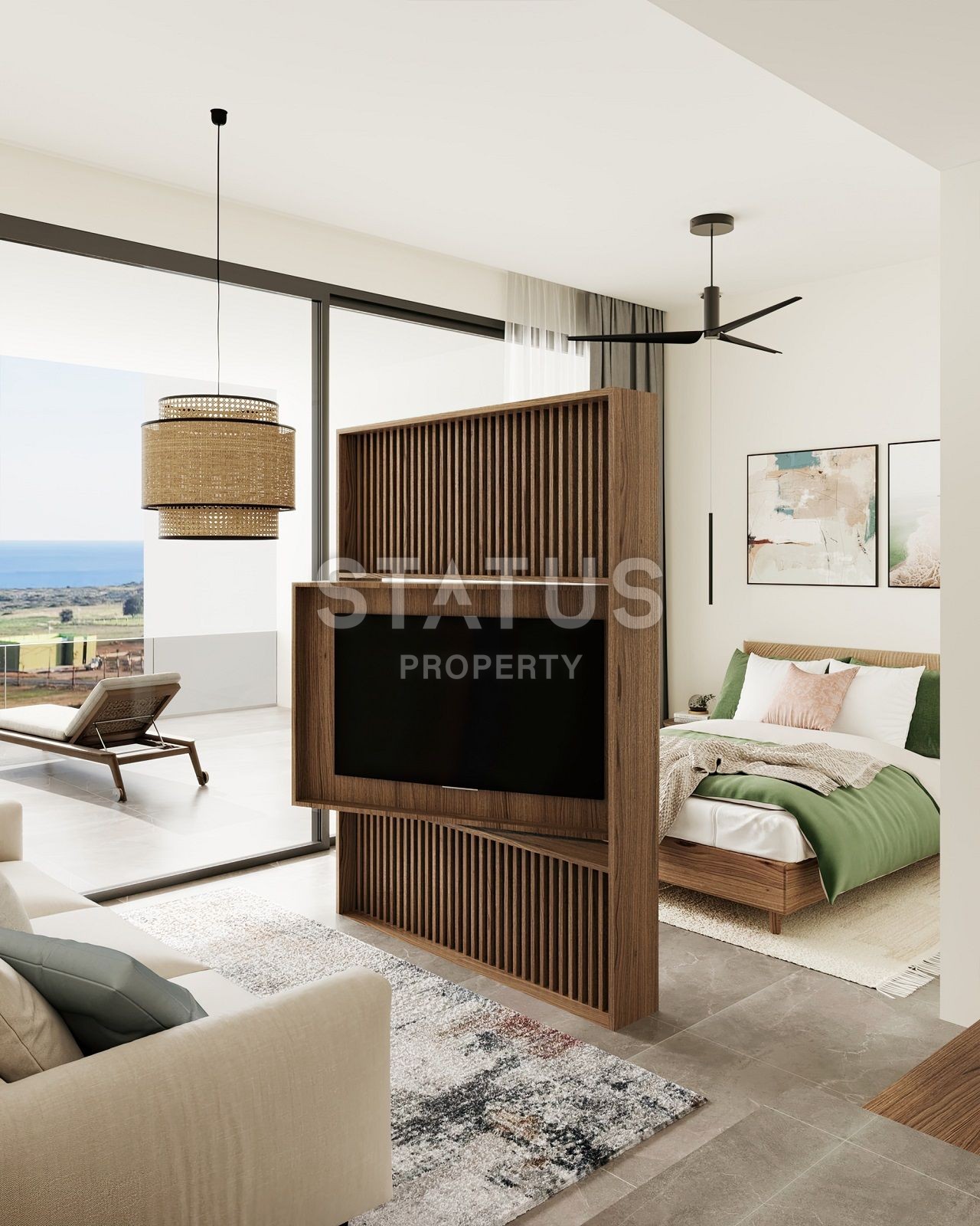 Студия Penthouse 37 м? с частным бассейном 15  м? в новом комплексе фото 20