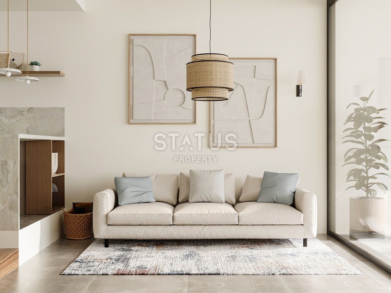 Студия Penthouse 37 м? с частным бассейном 15  м? в новом комплексе фото 23