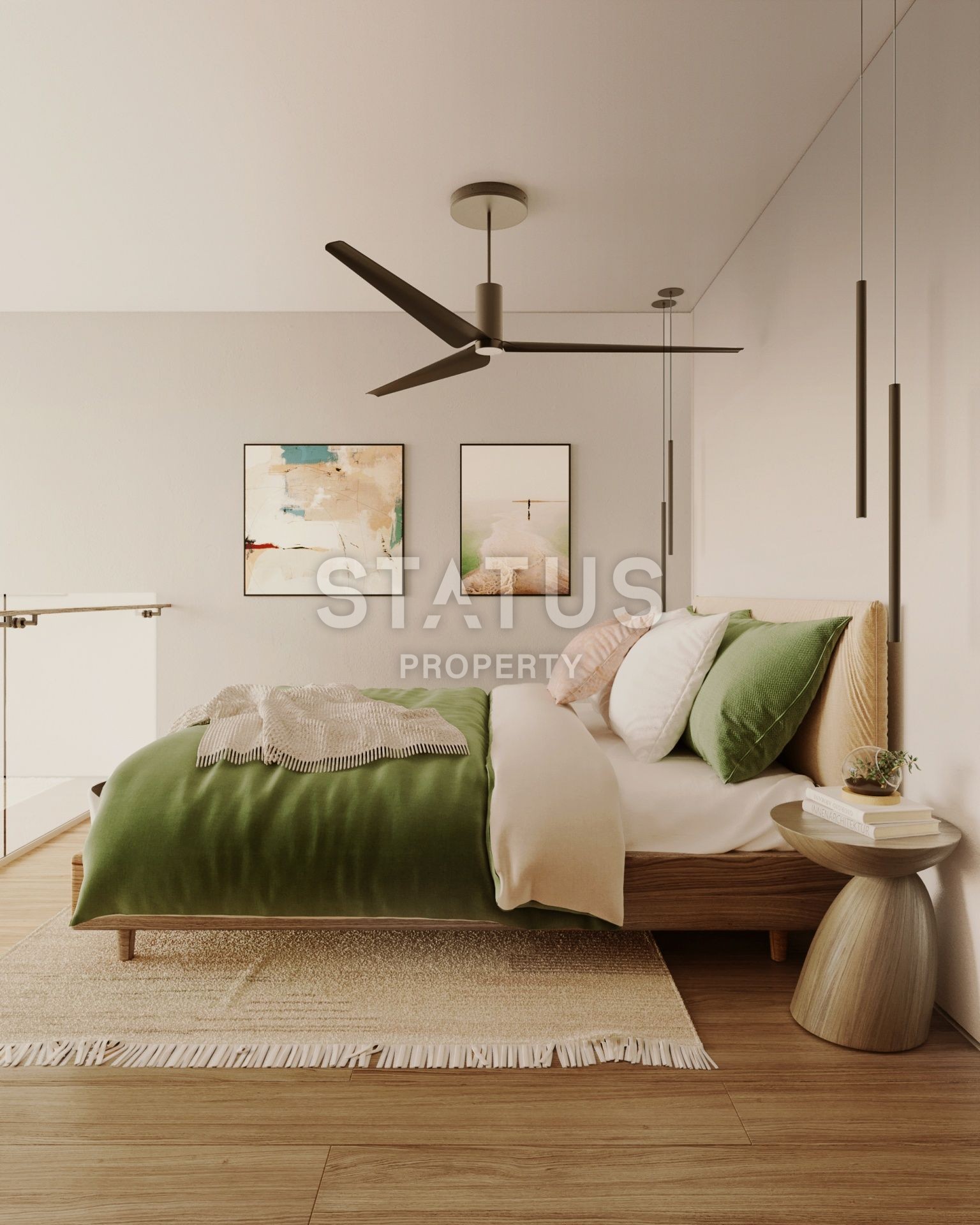 Двухкомнатная квартира 37 м? с мезонином, террасой и бассейном в новом комплексе в Эсентепе фото 20