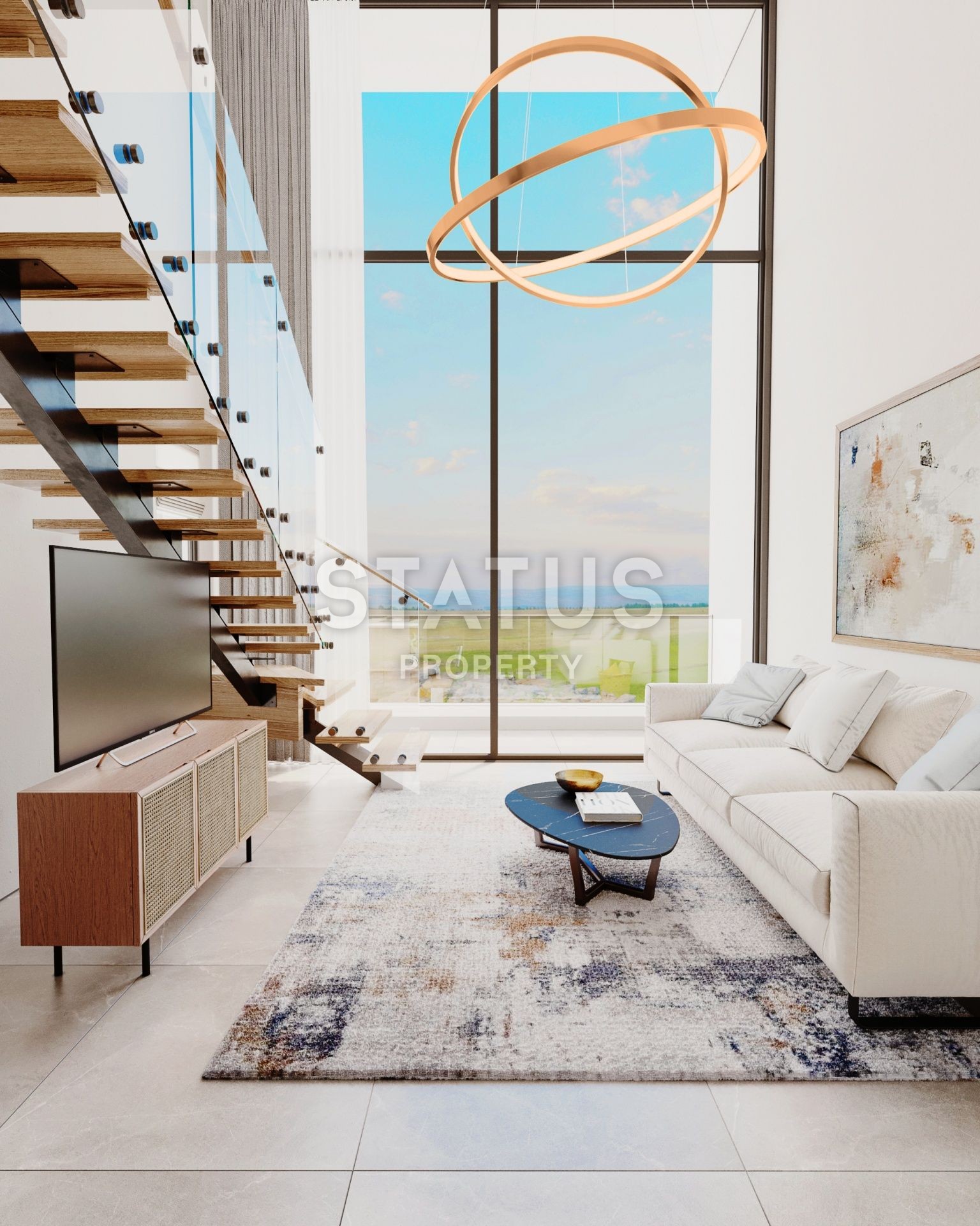 Двухкомнатная квартира 37 м? с мезонином, террасой и бассейном в новом комплексе в Эсентепе фото 22