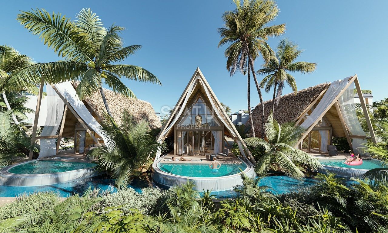 Бунгало 35  м? с мезонином, террасой и личным островным бассейном в новом комплексе фото 5