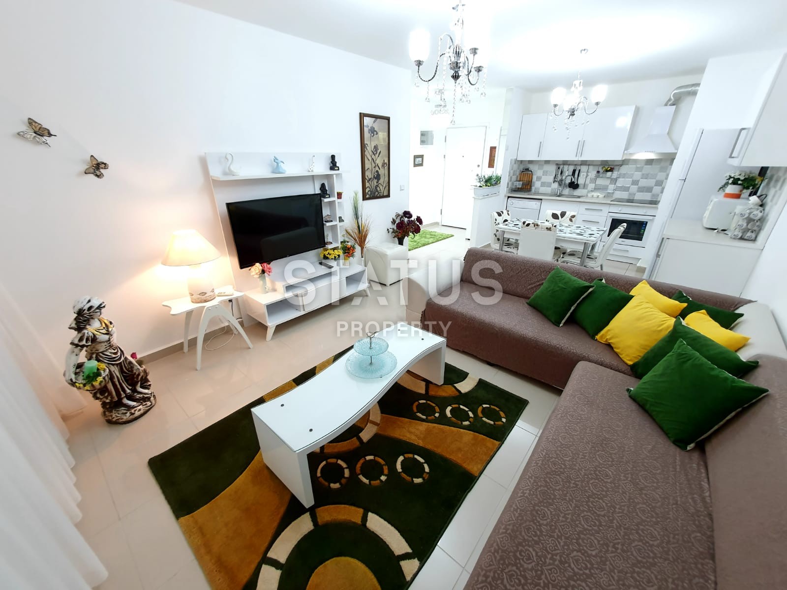 Уютная квартира 1+1 с видом на море в районе Махмутлар, 70 м2 фото 9