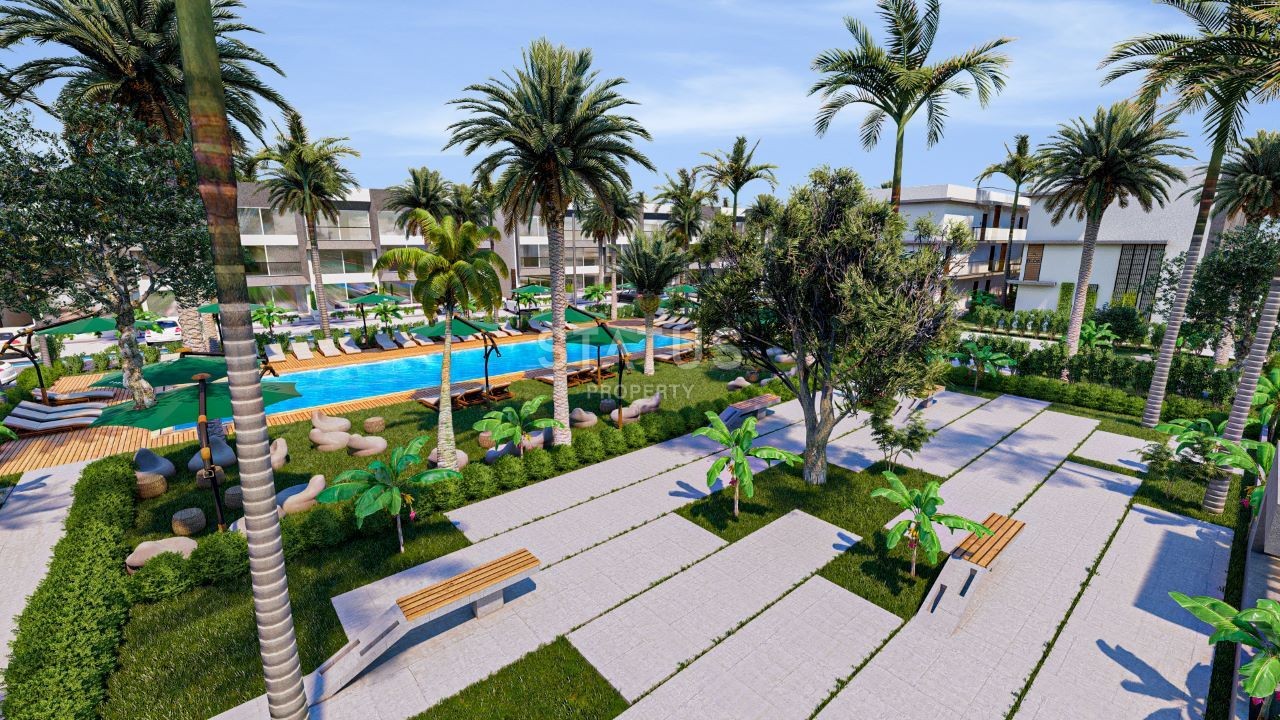 Студия Penthouse 38,8 м? в новом комплексе в 600 метрах от пляжа в Искеле фото 13