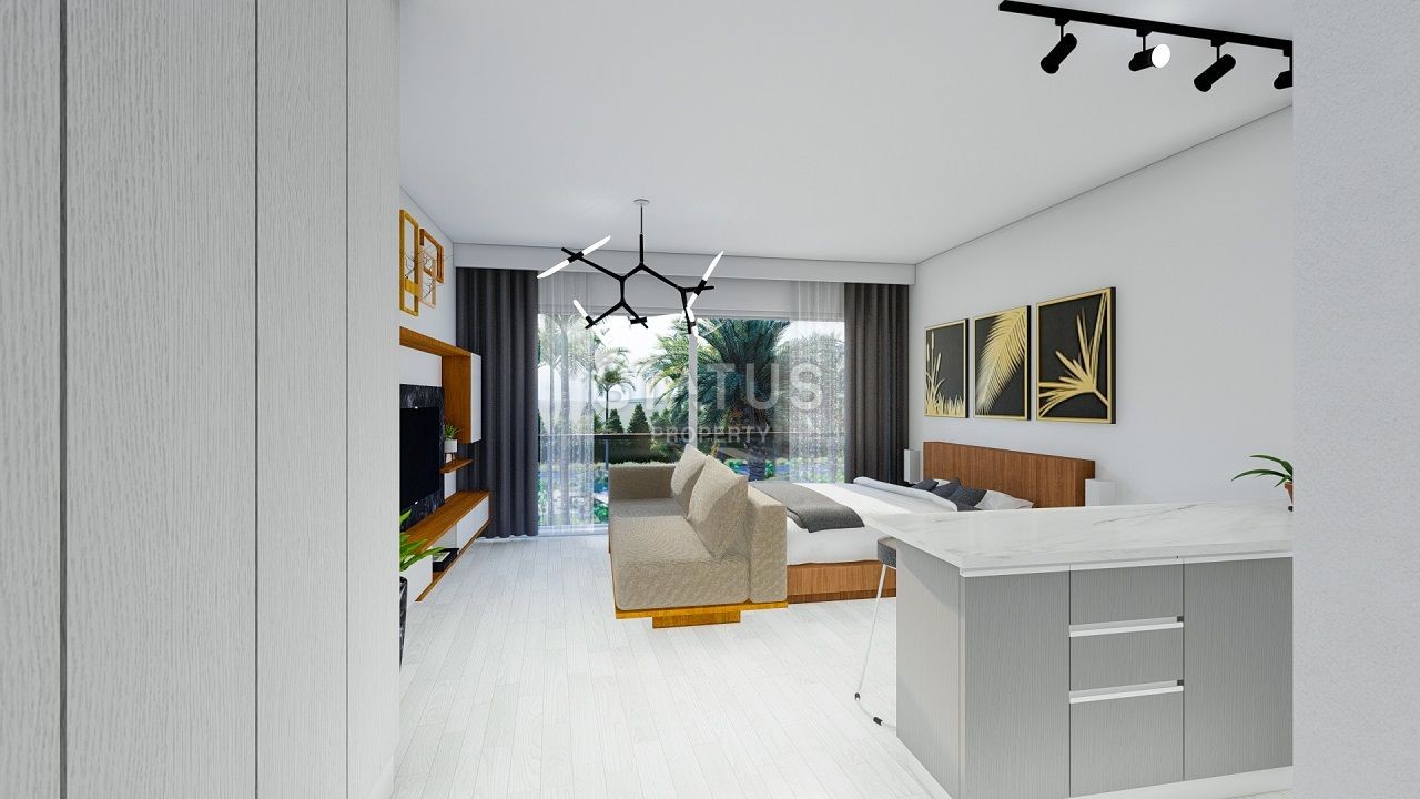 Студия Penthouse 38,8 м? в новом комплексе в 600 метрах от пляжа в Искеле фото 20