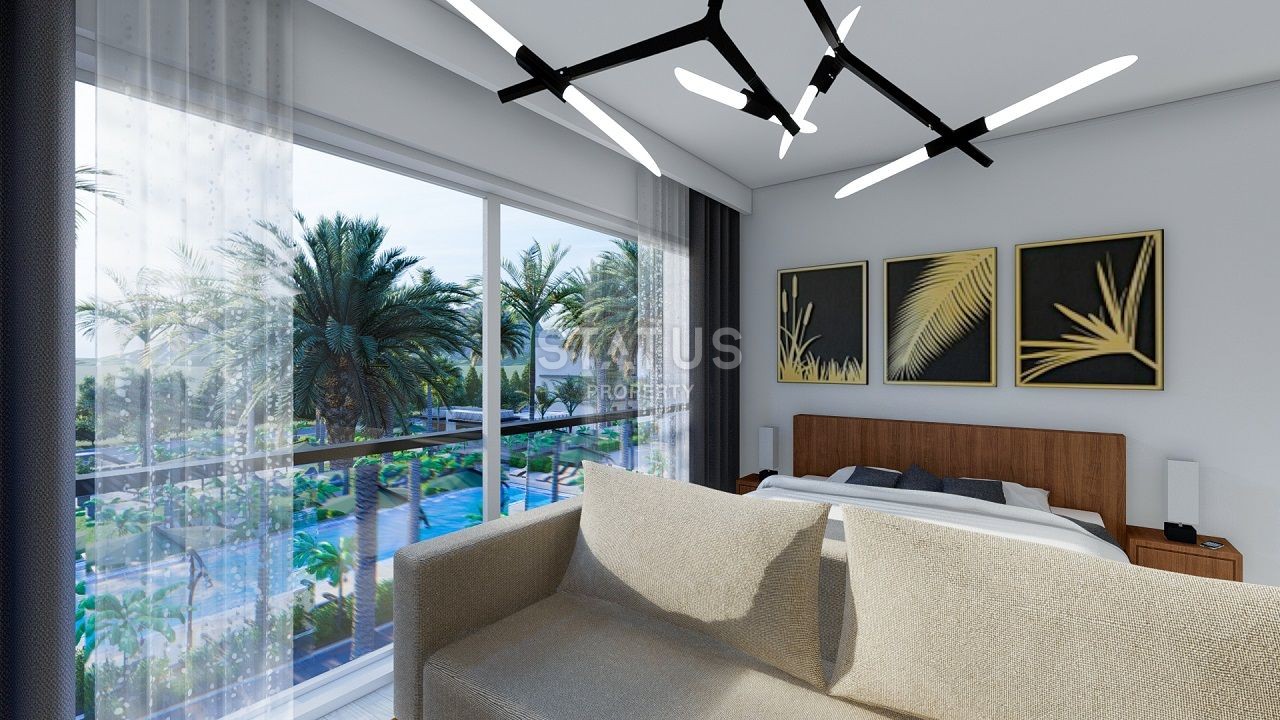 Студия Penthouse 38,8 м? в новом комплексе в 600 метрах от пляжа в Искеле фото 23