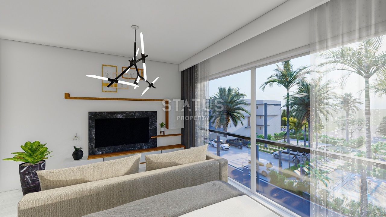 Студия Penthouse 38,8 м? в новом комплексе в 600 метрах от пляжа в Искеле фото 24