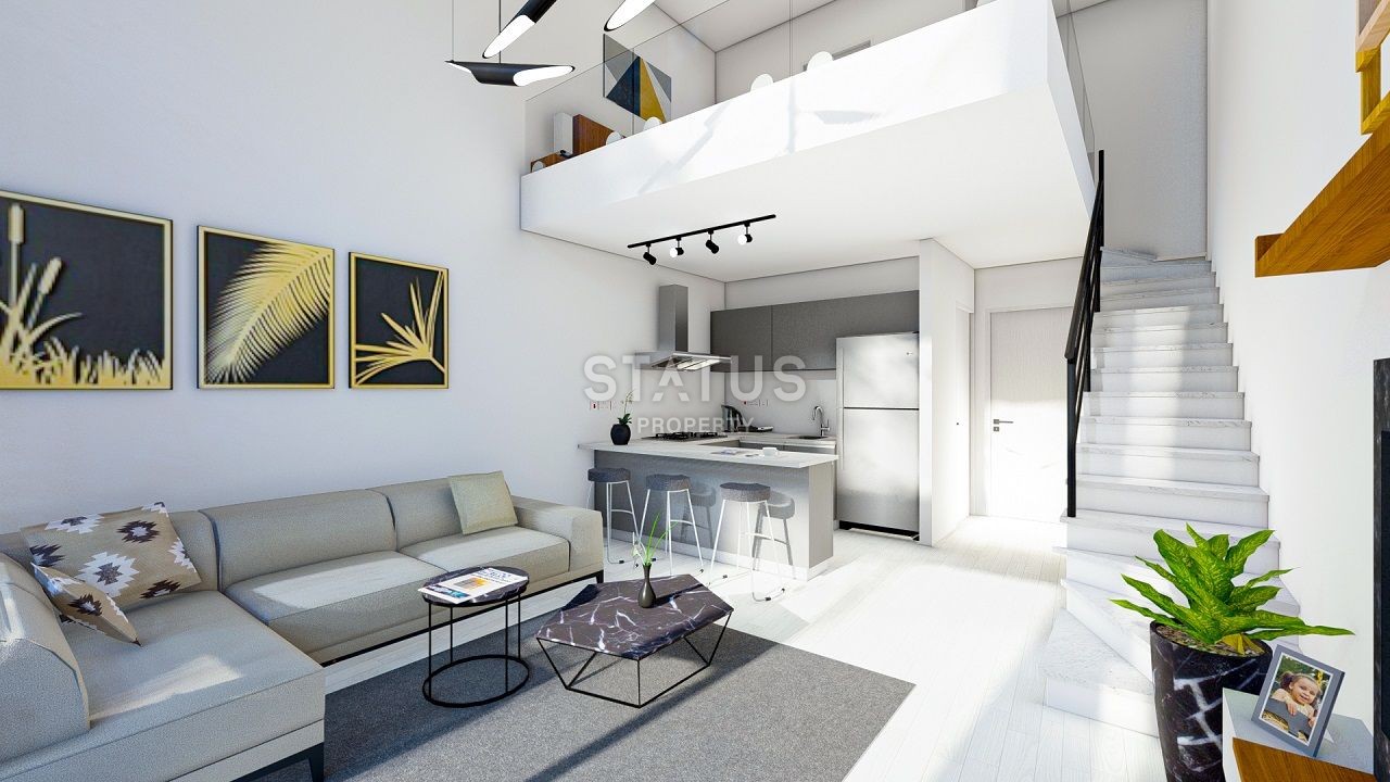 Двухкомнатная квартира  Loft 56,6 м? в новом комплексе в 600 метрах от пляжа фото 1