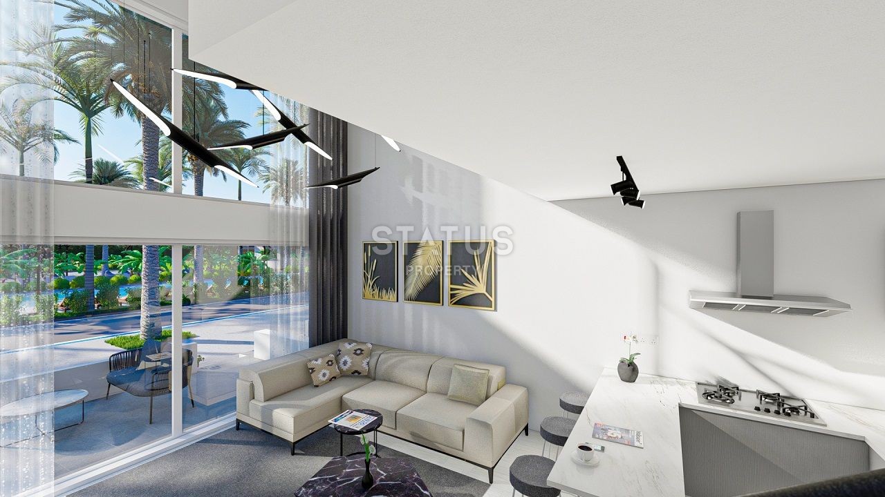 Двухкомнатная квартира  Loft 56,6 м? в новом комплексе в 600 метрах от пляжа фото 2