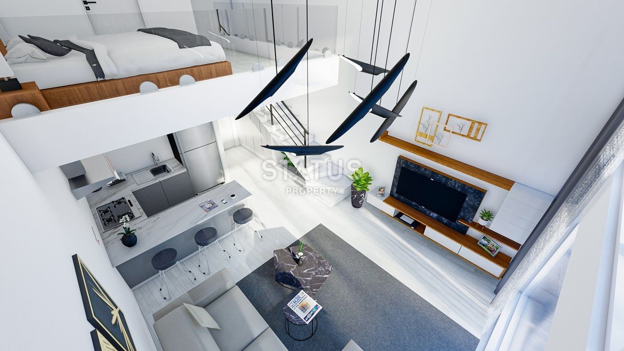 Двухкомнатная квартира  Loft 56,6 м? в новом комплексе в 600 метрах от пляжа фото 3