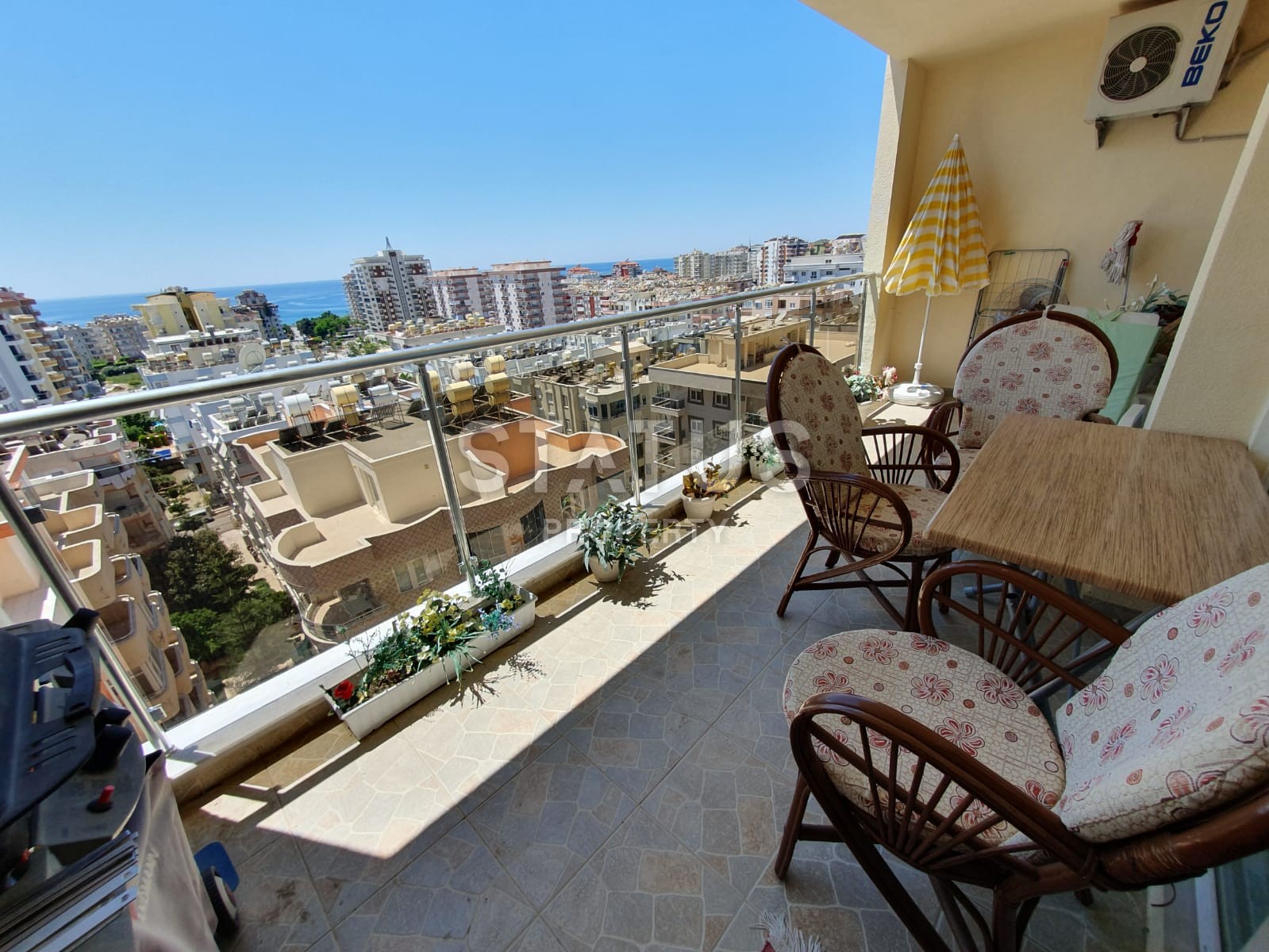 Уютная квартира 1+1 с видом на море в районе Махмутлар, 70 м2 фото 19