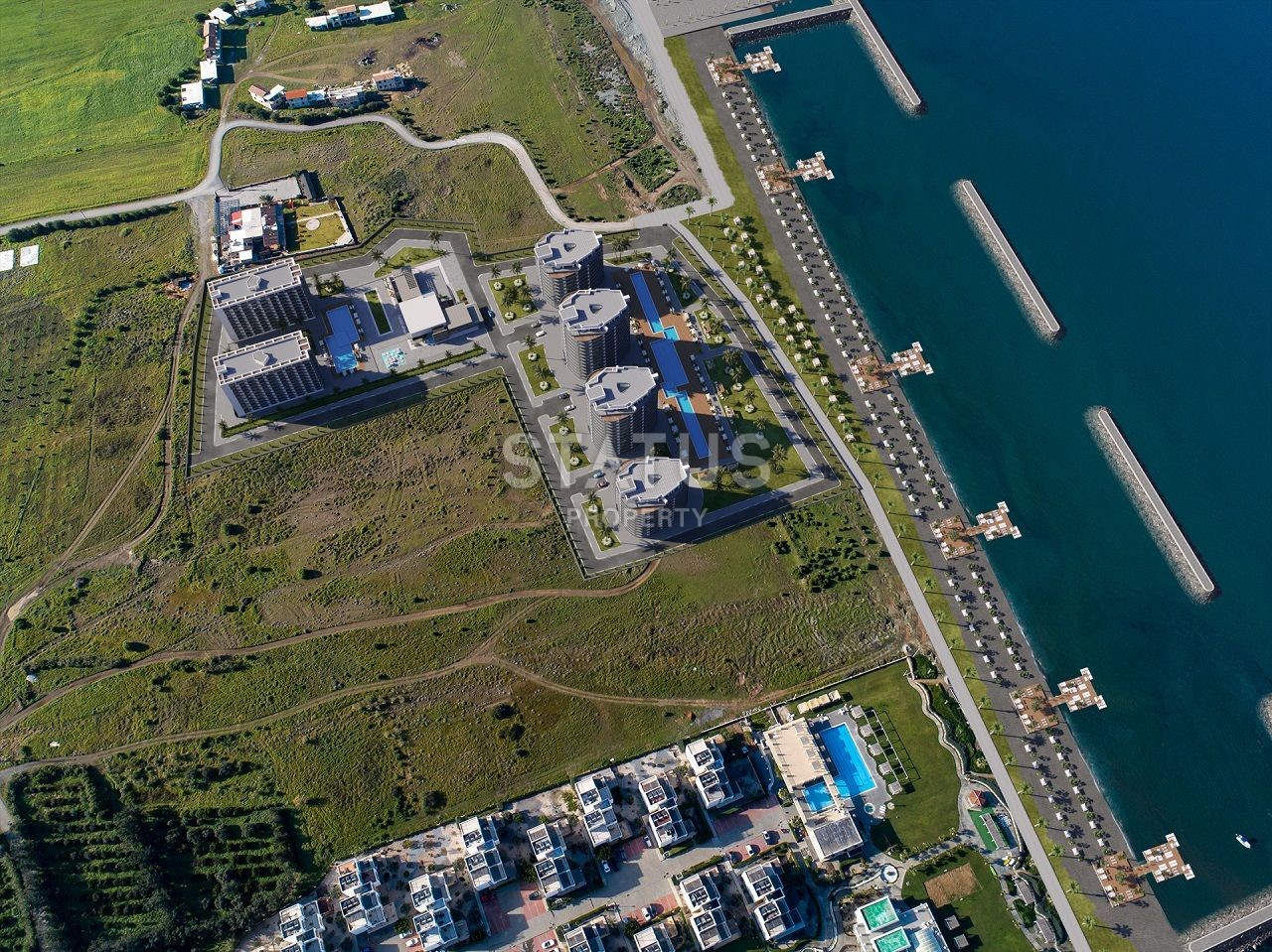 Уютная студия 28 м? в новом комплексе  в 150 метрах от пляжа фото 17