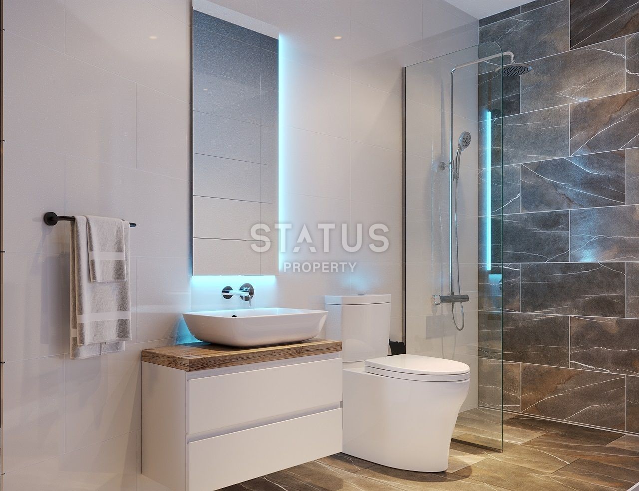 Уютная студия 28 м? в новом комплексе  в 150 метрах от пляжа фото 23