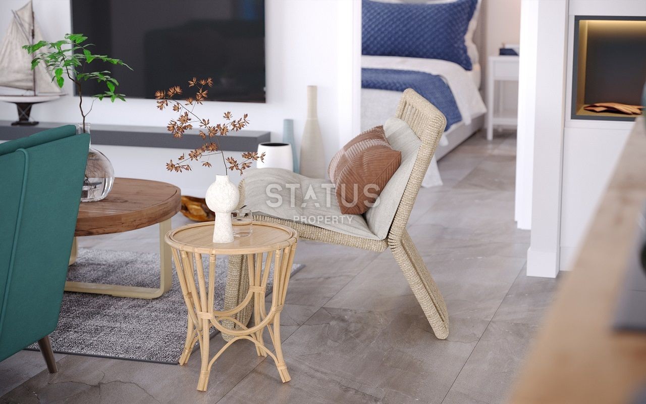 Двухкомнатная квартира 45 м? в новом комплексе  в 150 метрах от пляжа фото 22