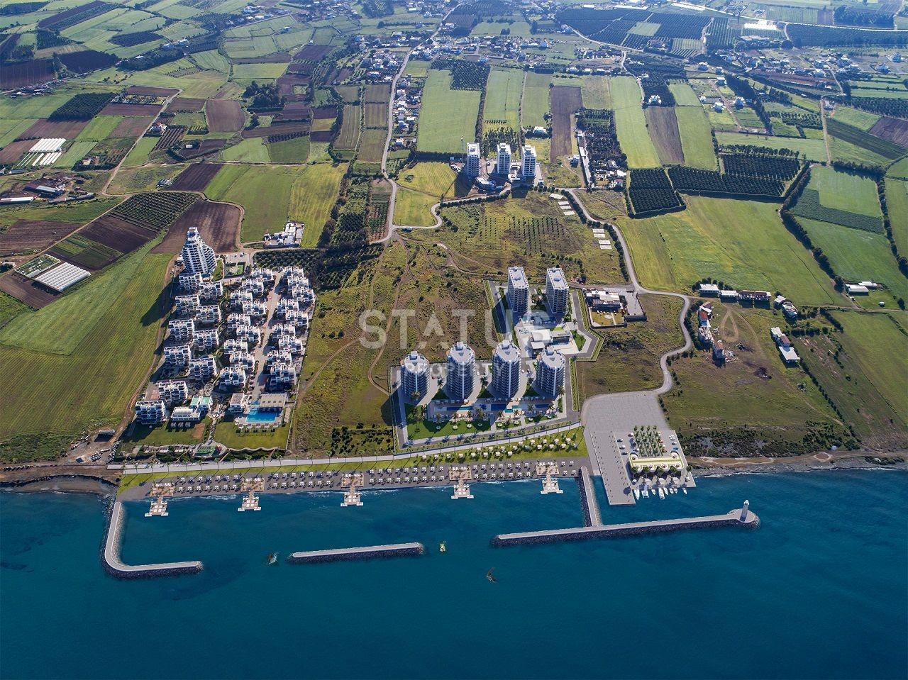 Трехкомнатная квартира 77 м? в новом комплексе в Гюзельюрте фото 16