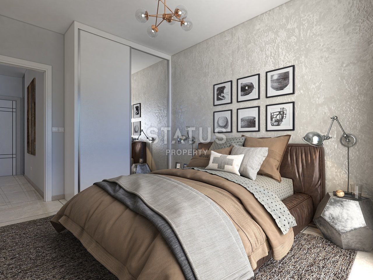 Two-room apartment 58 m? in a new complex in Boaz фото 21