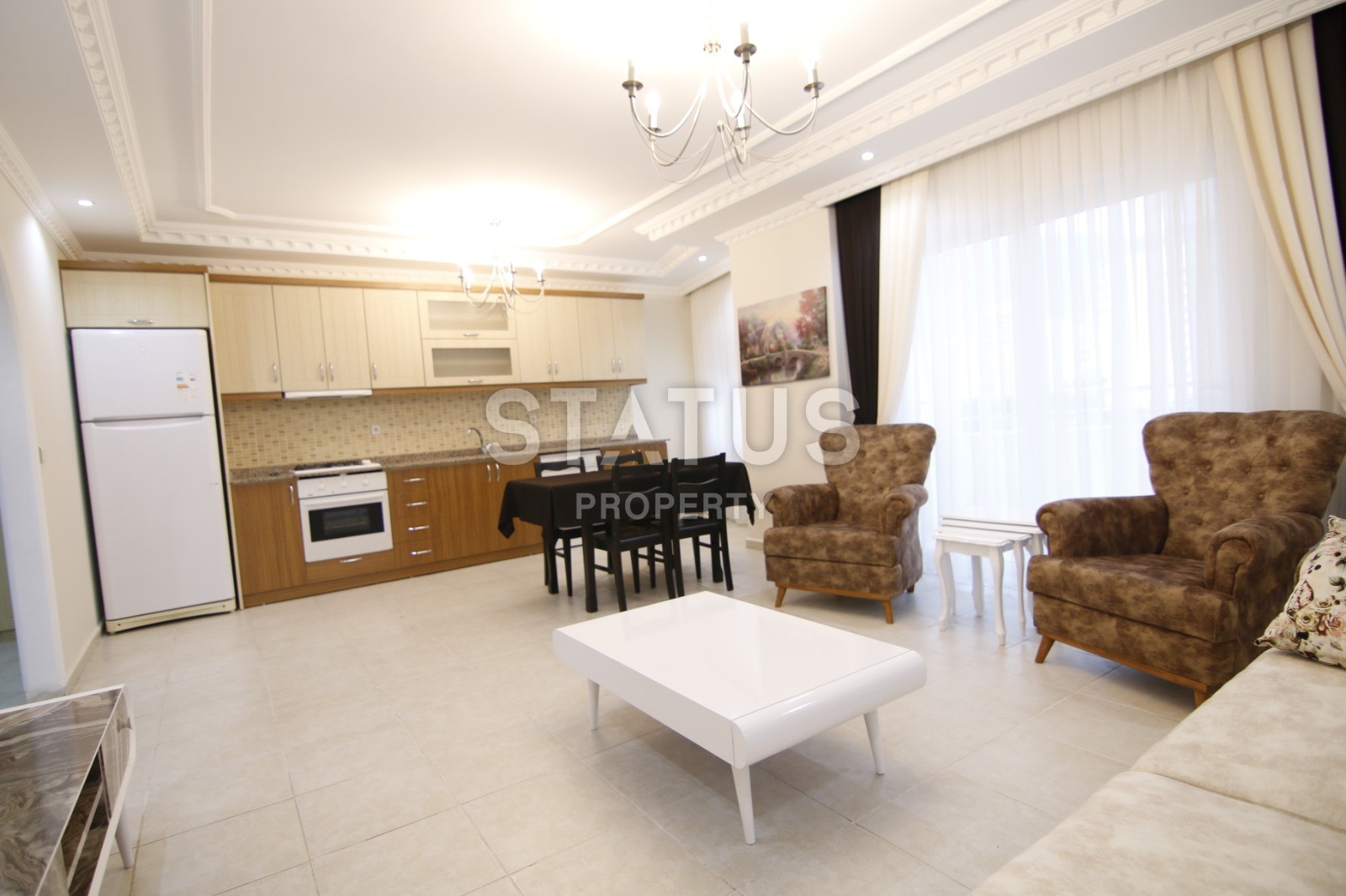 Квартира в Махмутларе с мебелью и красивыми видами 120 кв.м. фото 9