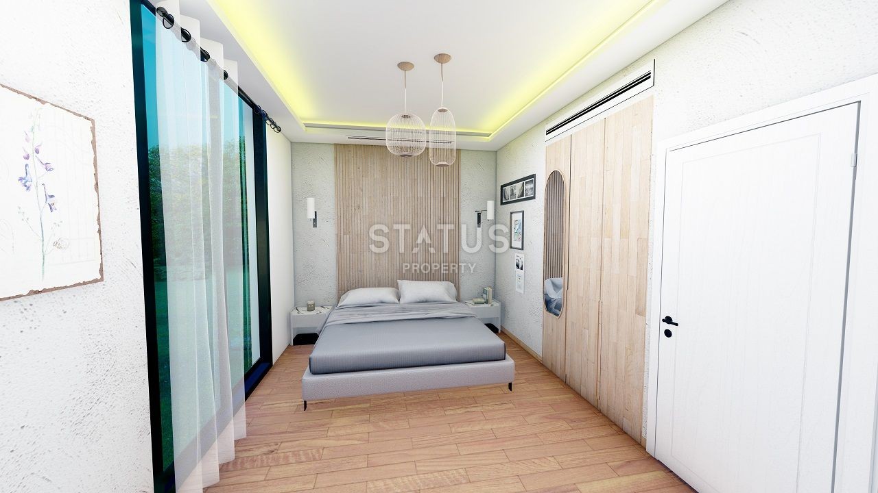 Bungalow 3+1 (130 m? ) with a swimming pool in a new complex in Esentepe фото 15