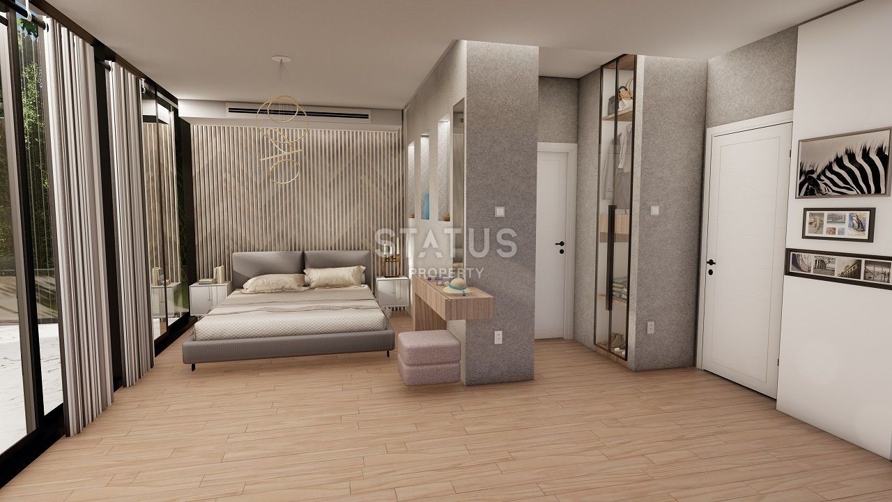 Вилла Duplex 3+1(140 м? ) с бассейном в новом комплексе в Эсентепе фото 2