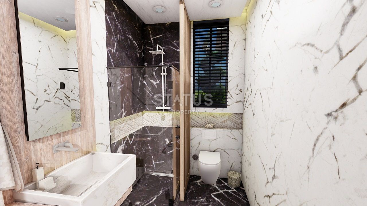 Вилла Duplex 3+1(140 м? ) с бассейном в новом комплексе в Эсентепе фото 4