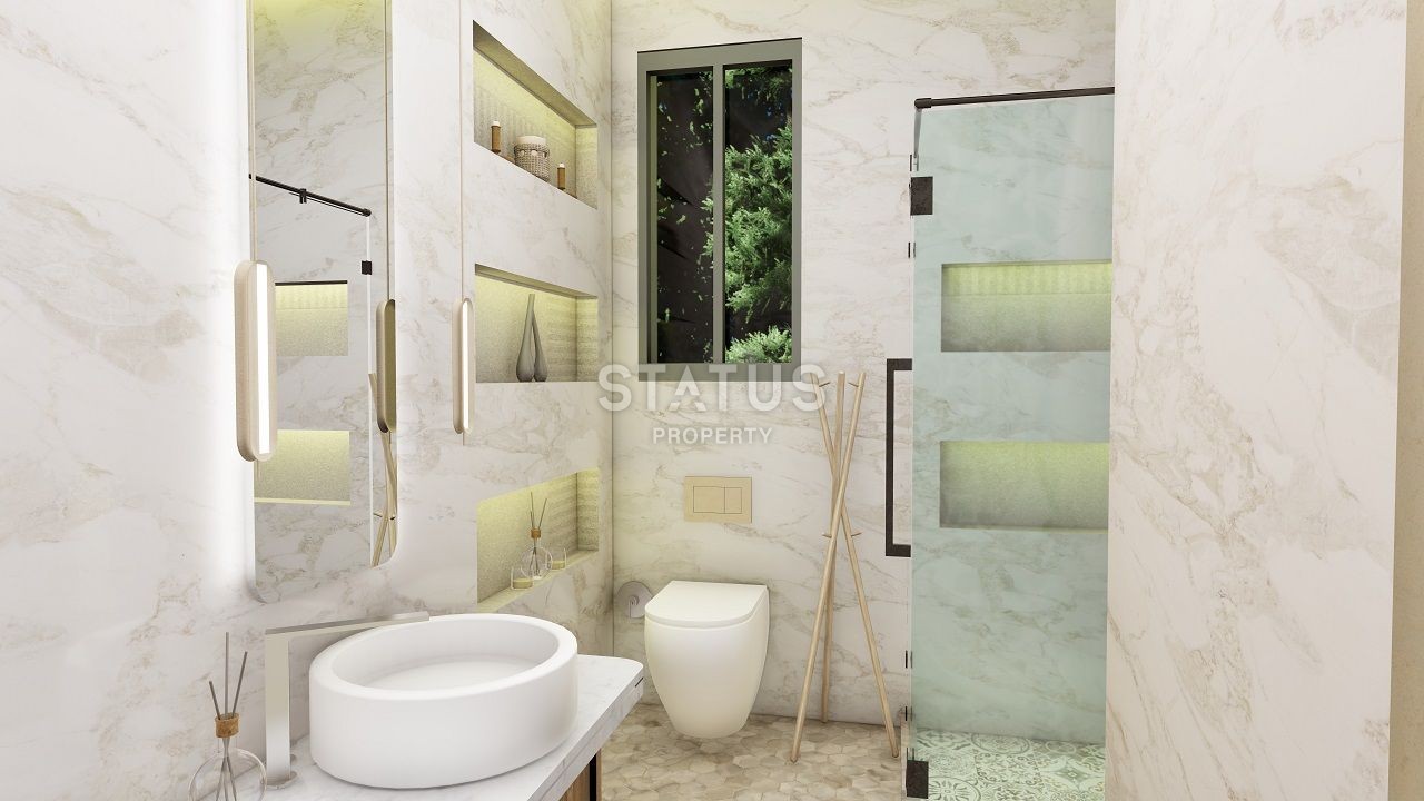 Вилла Duplex 3+1(140 м? ) с бассейном в новом комплексе в Эсентепе фото 5