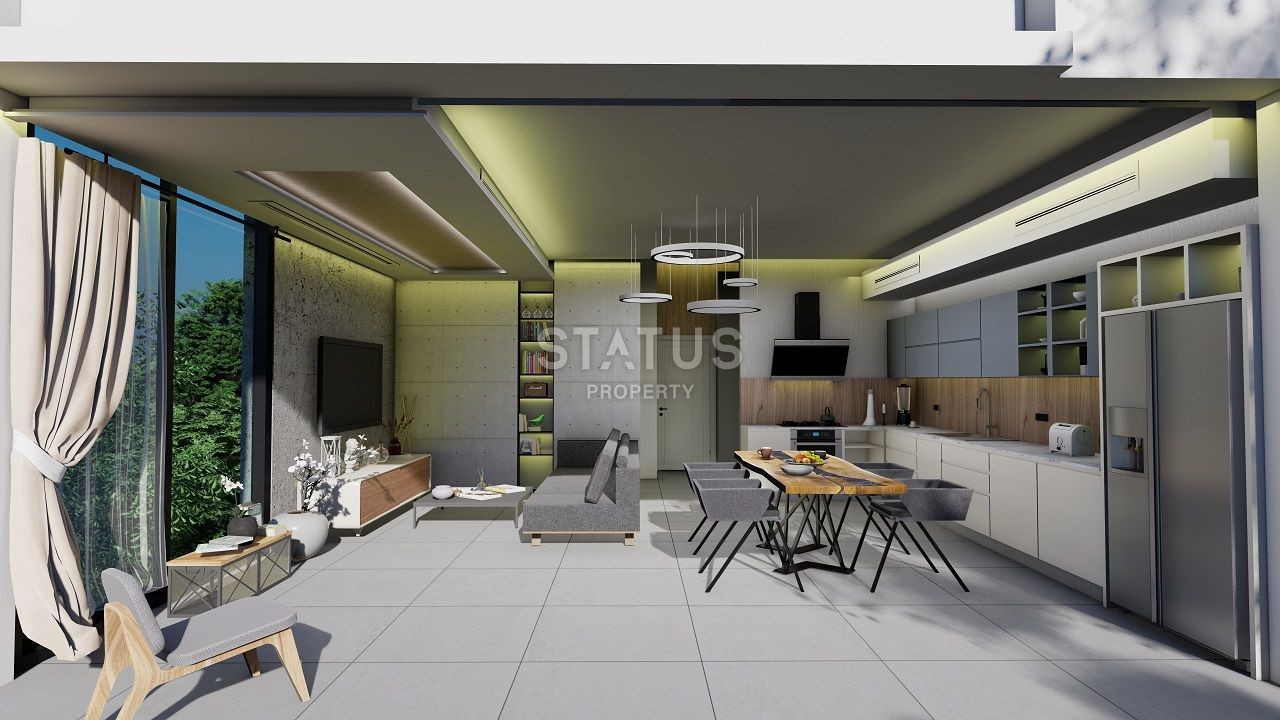 Вилла Duplex 3+1(140 м? ) с бассейном в новом комплексе в Эсентепе фото 7