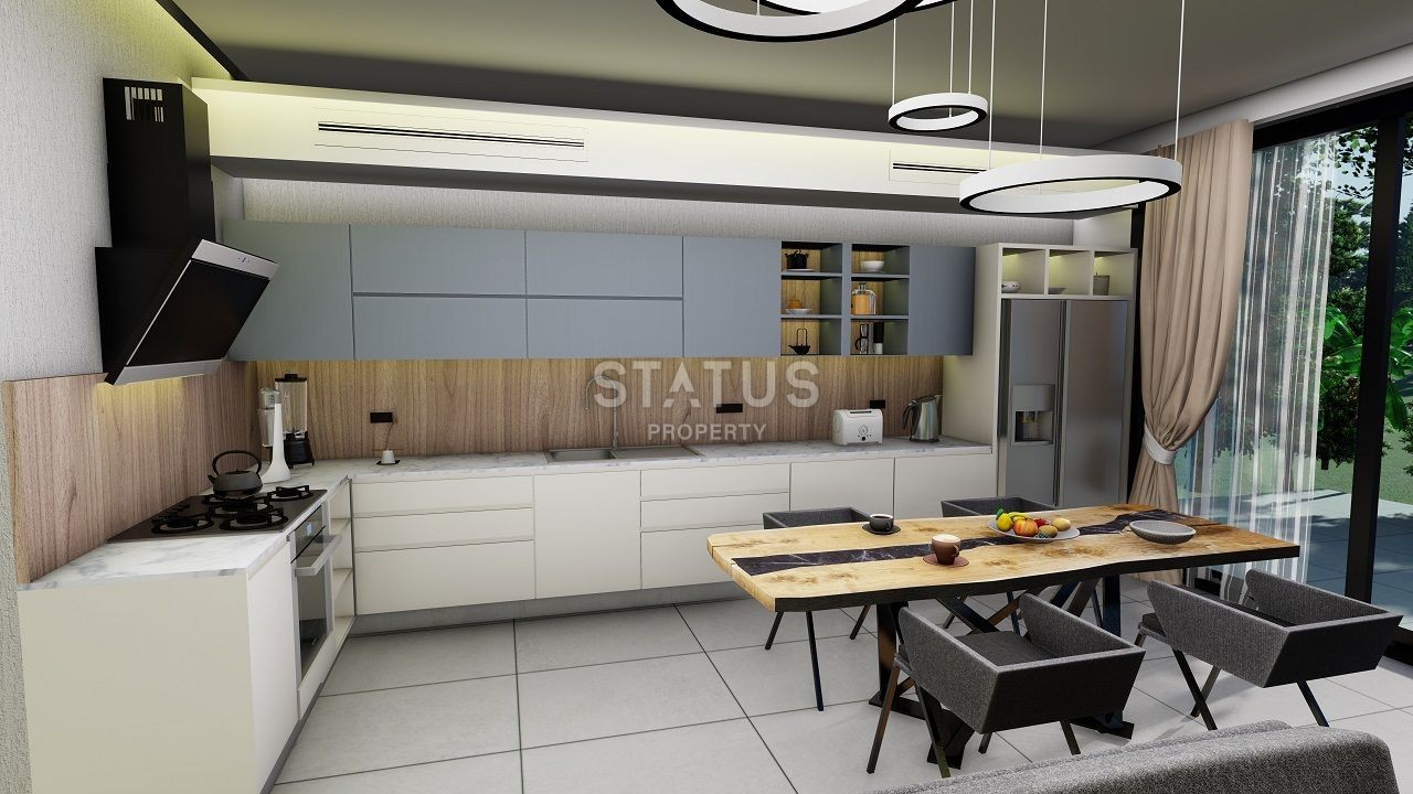 Вилла Duplex 3+1(140 м? ) с бассейном в новом комплексе в Эсентепе фото 8