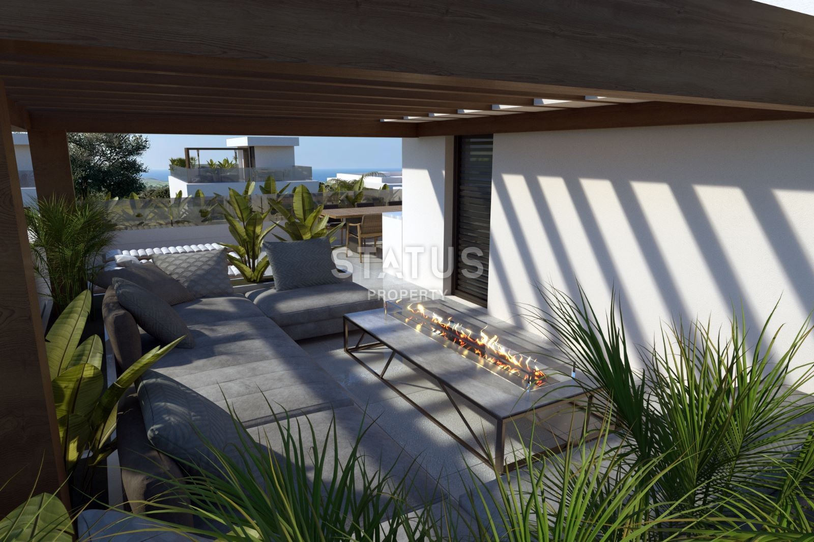 Вилла Duplex 3+1(140 м? ) с бассейном в новом комплексе в Эсентепе фото 18