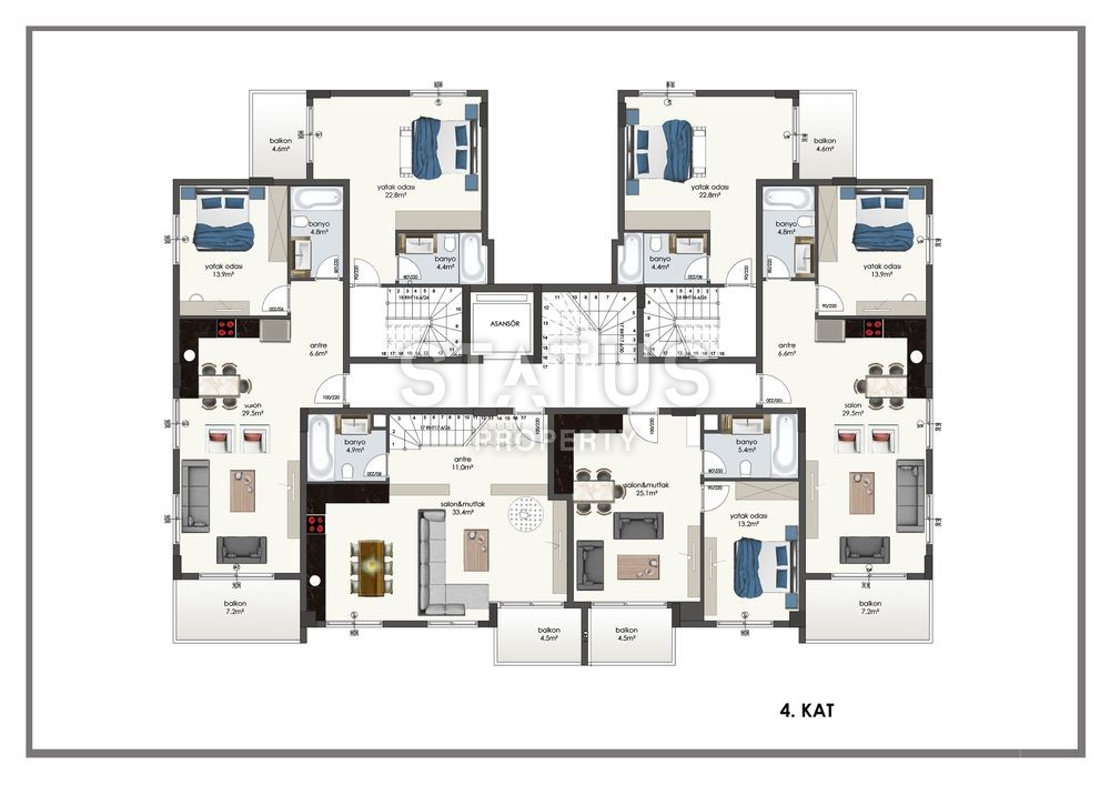 Выгодные варианты недвижимости  в центре города Аланья фото 10