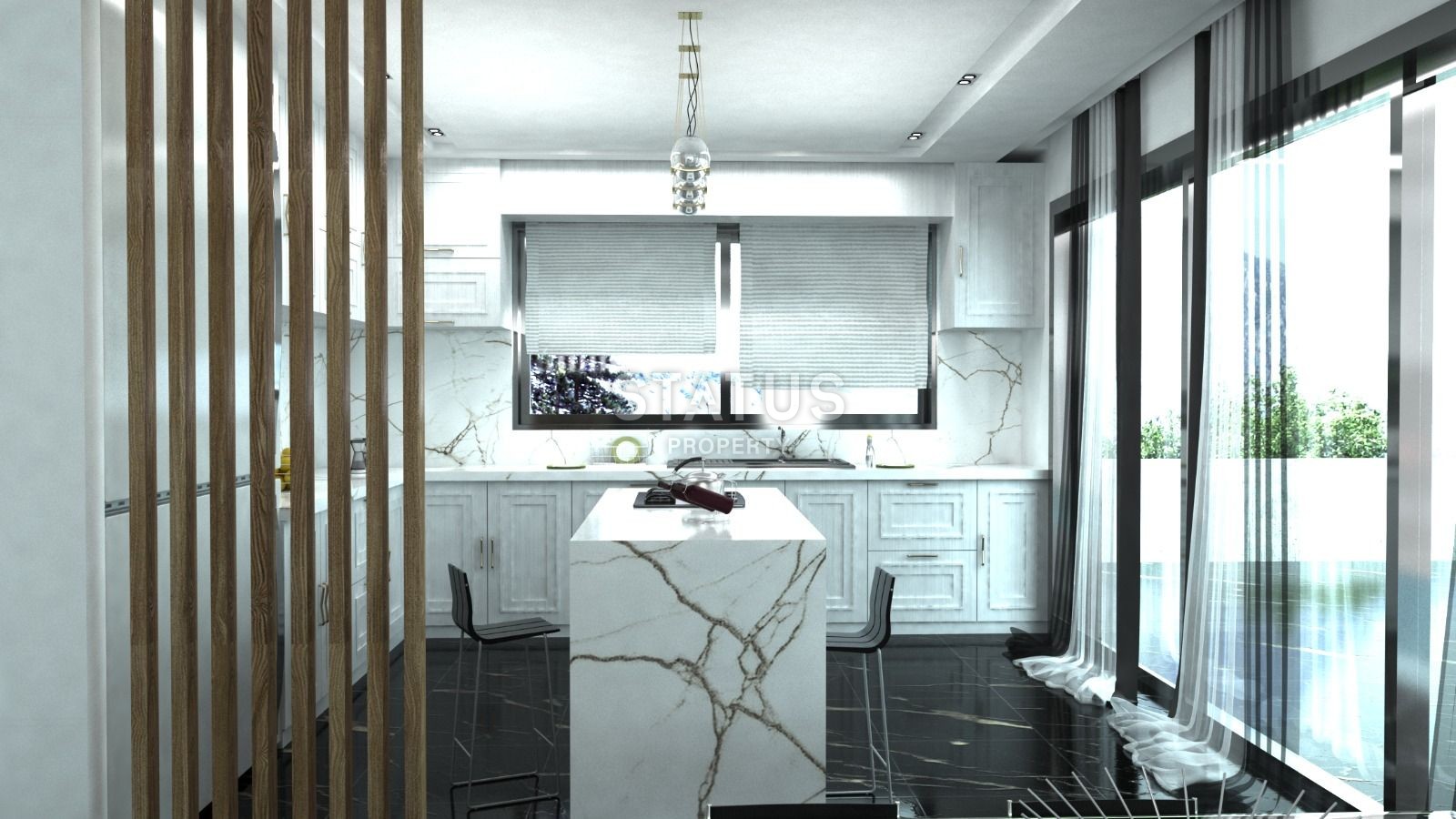 Современная вилла 3+1 (210 м?) с участком земли в новом комплексе в Боазе фото 18