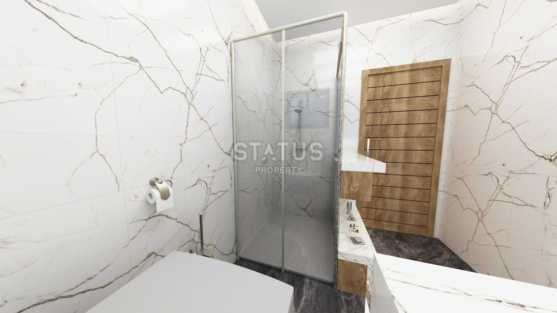 Современная вилла 3+1 (210 м?) с участком земли в новом комплексе в Боазе фото 26