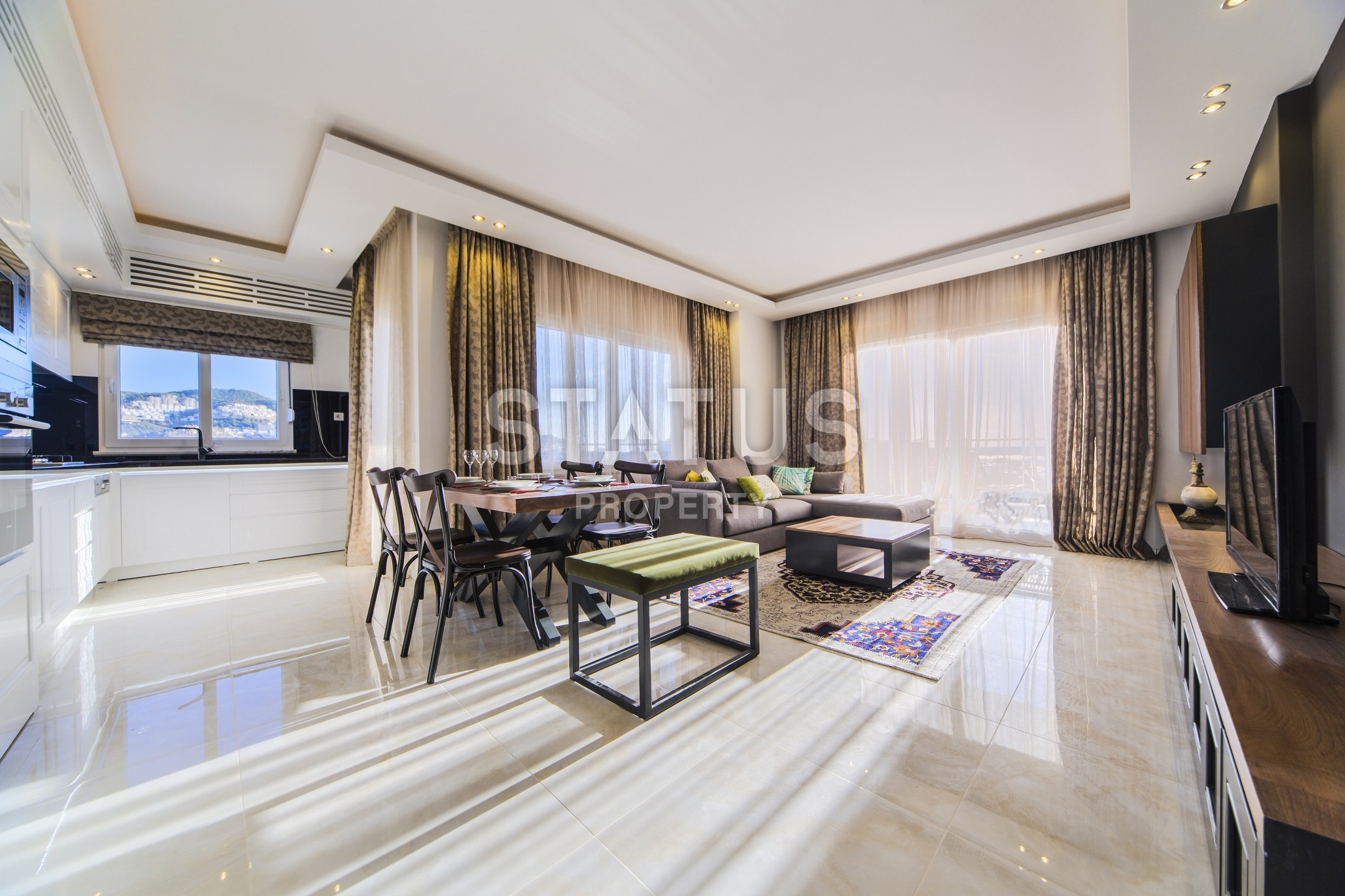 Новый комплекс с квартирами с видом на море в Махмутларе! фото 24