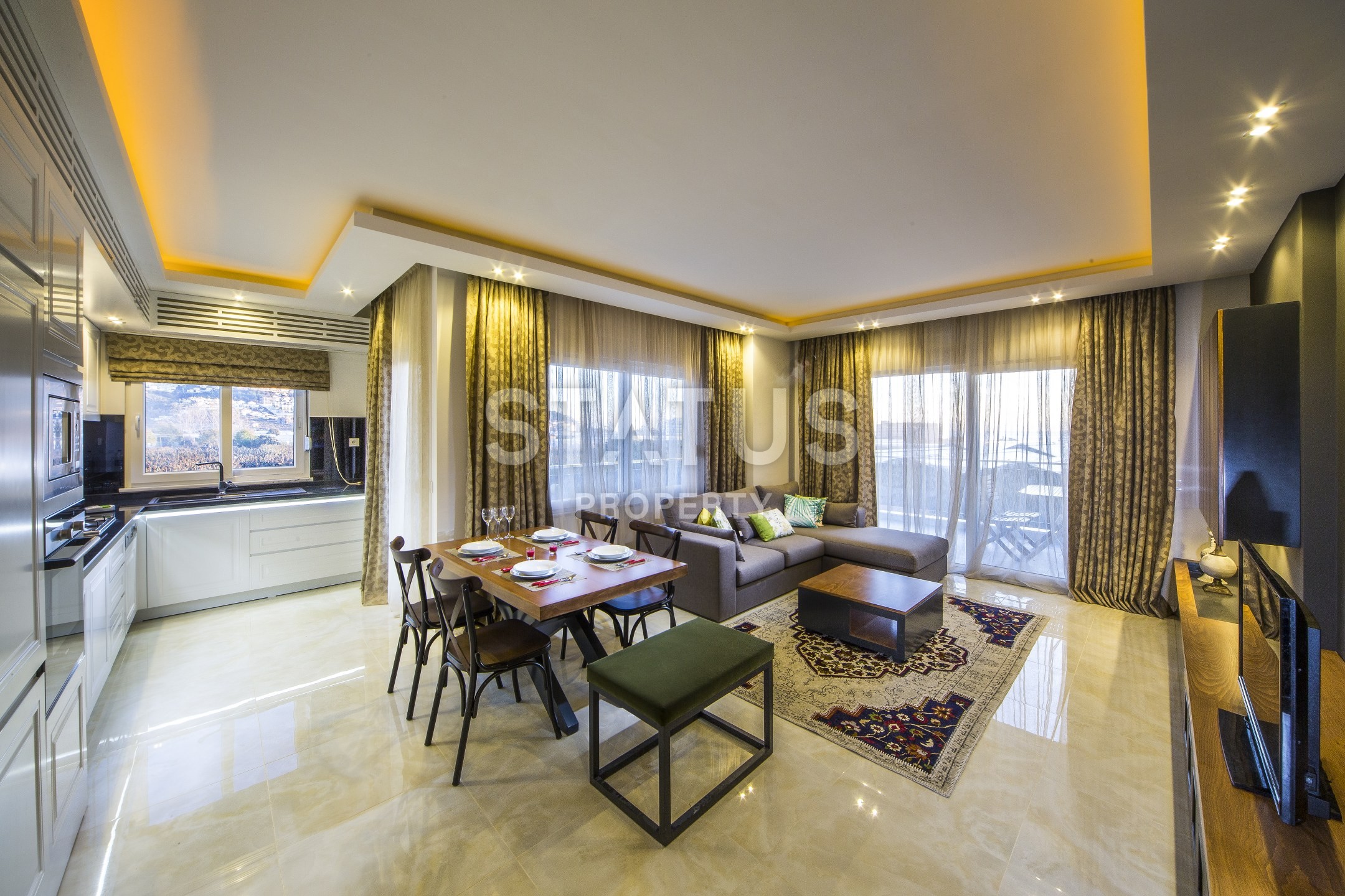 Новый комплекс с квартирами с видом на море в Махмутларе! фото 26