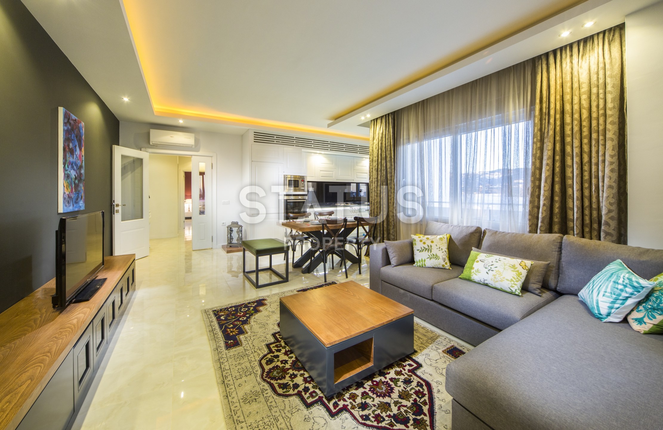 Новый комплекс с квартирами с видом на море в Махмутларе! фото 28