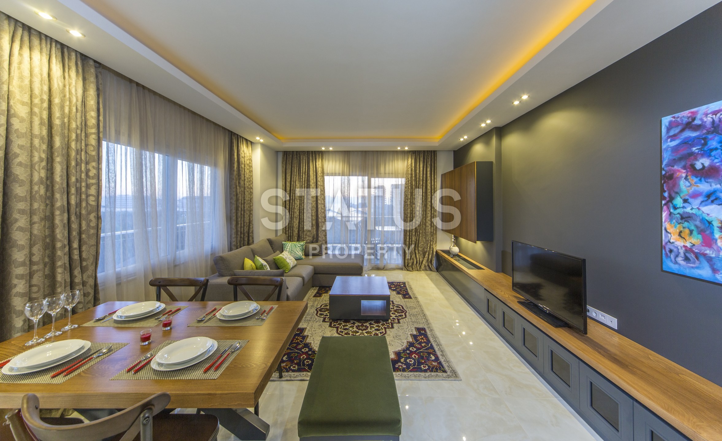 Новый комплекс с квартирами с видом на море в Махмутларе! фото 29