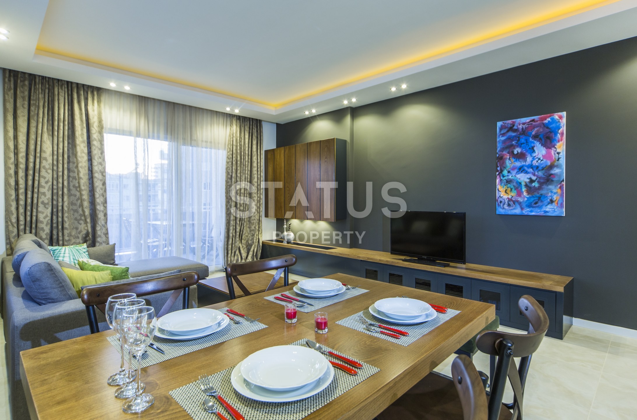 Новый комплекс с квартирами с видом на море в Махмутларе! фото 30