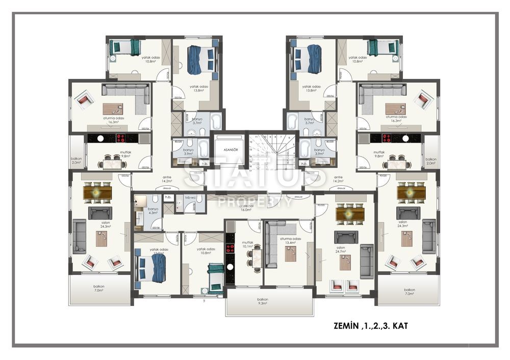 Выгодные варианты недвижимости  в центре города Аланья фото 13