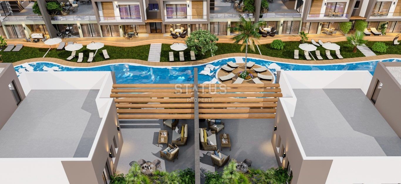 Квартира 2+1 (90 м?) с террасой (25 м?) в красивом комплексе в Искеле фото 14