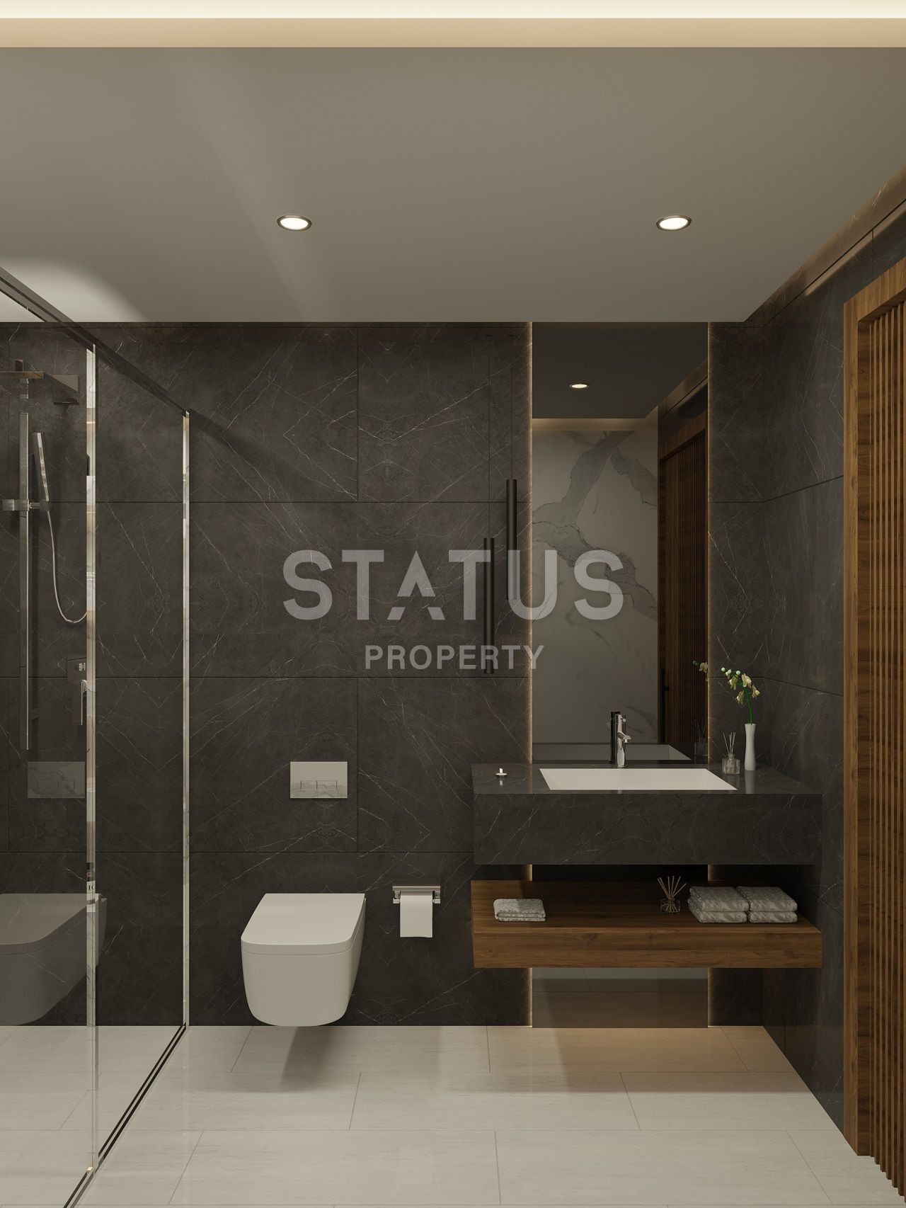 Студия 40 м2  в новом и современном комплексе в Эсентепе фото 14