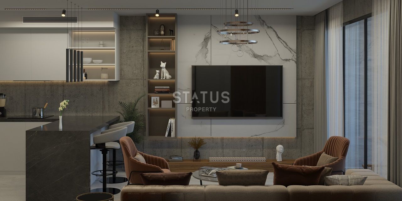 Студия 40 м2  в новом и современном комплексе в Эсентепе фото 15