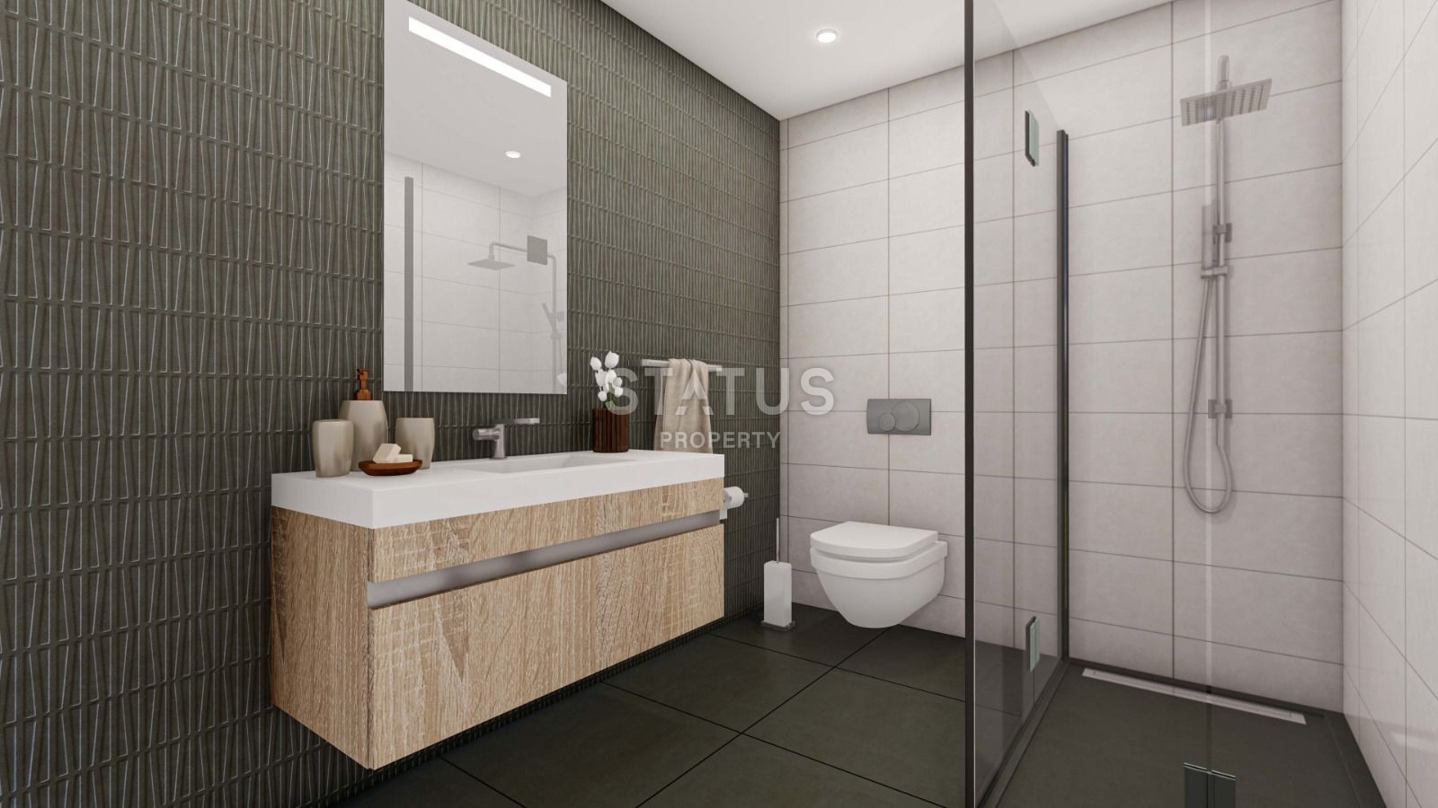 Двухкомнатная квартира 81 м? с выходом к бассейну в красивом комплексе фото 7