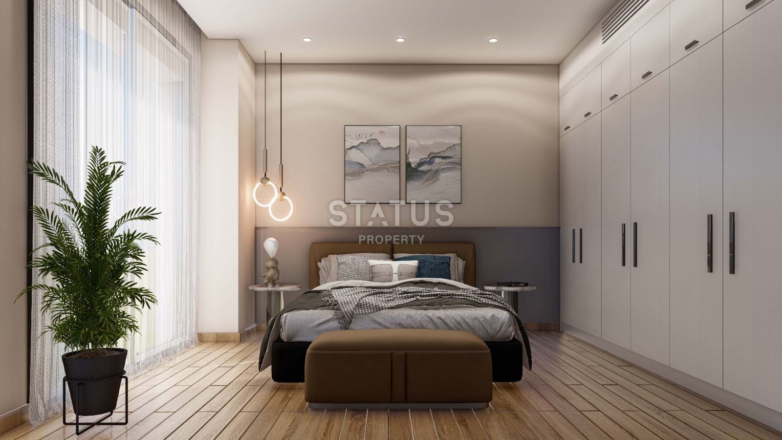 Двухкомнатная квартира 81 м? с выходом к бассейну в красивом комплексе фото 8